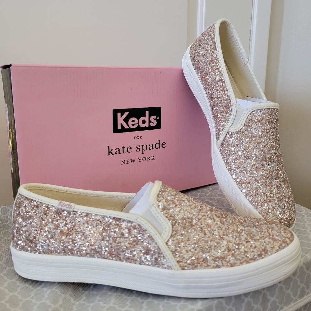 Rose Gold Glitter Kate Spade